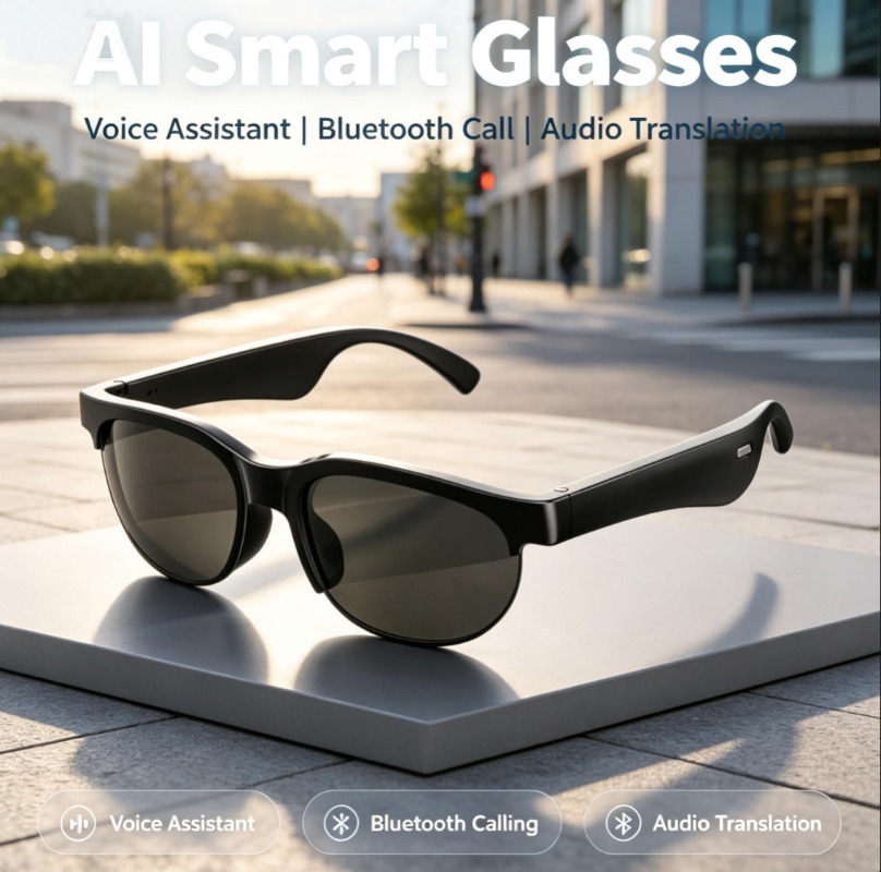Smart Glasses Lens - Умные Bluetooth-очки, поляризованные солнцезащитные очки TAC,