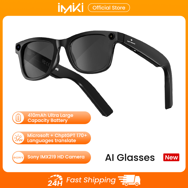 Умные очки IMIKI с ИИ, 4K-каме – обзор и цена Smart Glasses Lens