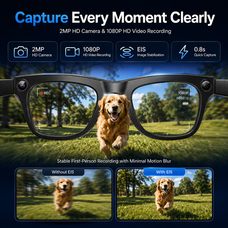 Умные очки 2026 200W с EIS, за – обзор и цена Smart Glasses Lens