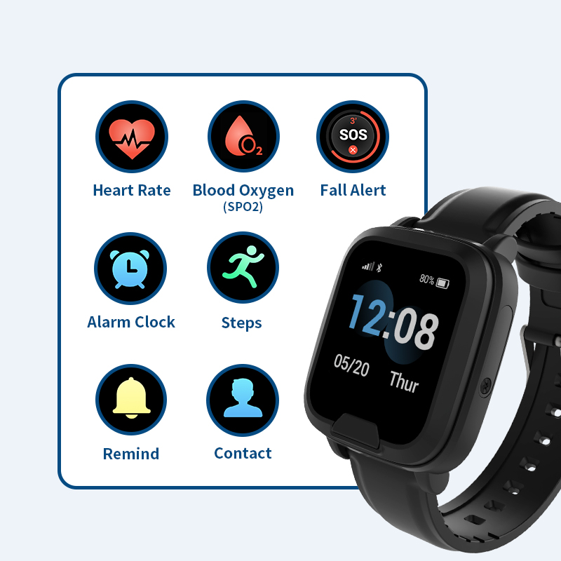 Умные часы для пожилых людей с – обзор и цена Fall Detection Watch