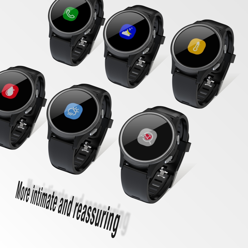 Новые 4G GPS умные часы для по – обзор и цена Fall Detection Watch